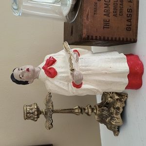 P. Glynn Chalkware Choir Boy Candle Holder